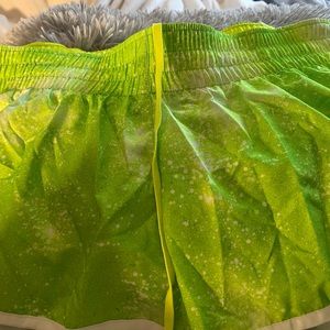 Nike shorts. Probably 2.5 length.